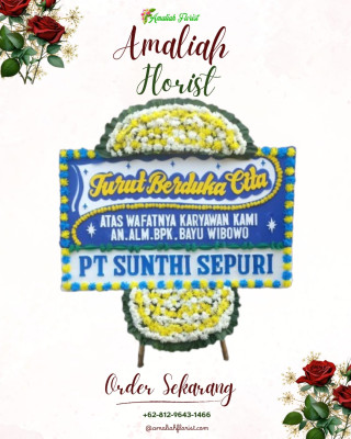 Papan Bunga Duka di Turi