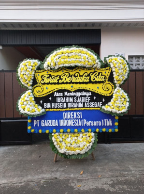 Papan Bunga Duka di Turi